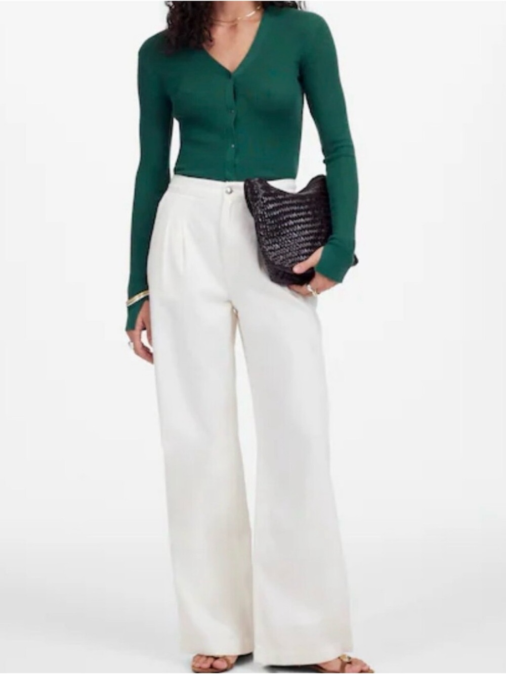 Madewell The Harlow Wide-Leg Jean: Airy -Trouser Jean Size 30
